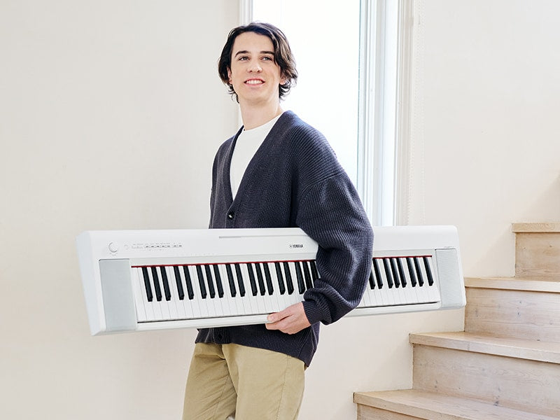 Yamaha NP-35WH Piaggero Portable Piano - White - Fair Deal Music