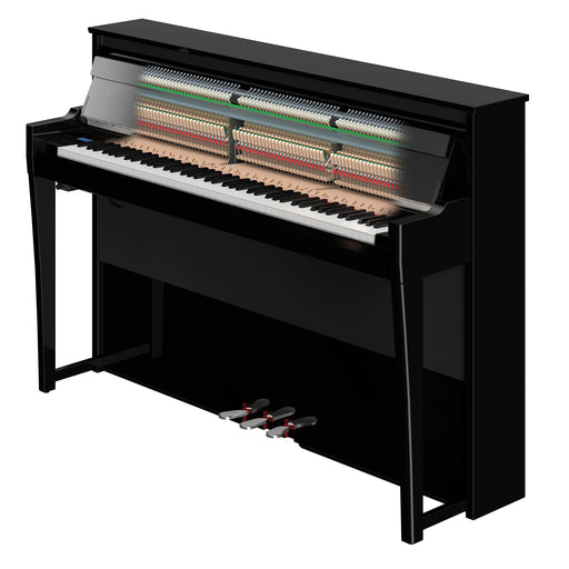 Yamaha NU1XA AvantGrand Hybrid Digital Upright Piano Polished Ebony - Fair Deal Music