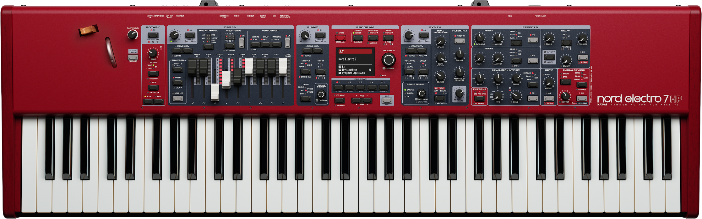Nord ELECTRO 7 HP 73-key Hammer Action Keyboard - Fair Deal Music
