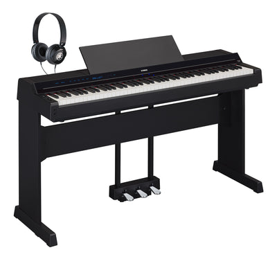 Yamaha P-S500B Portable Smart Piano Black Bundle