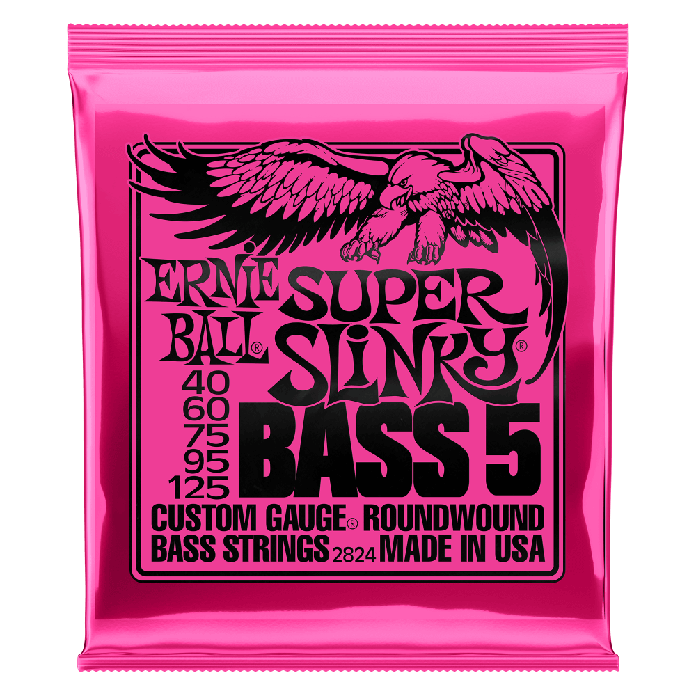 Ernie Ball 5-String Super Slinky Bass Strings 40-125 - Fair Deal Music