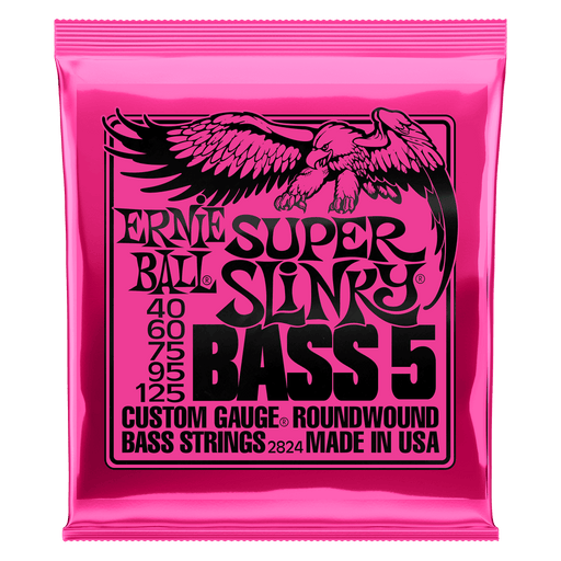Ernie Ball 5-String Super Slinky Bass Strings 40-125 - Fair Deal Music
