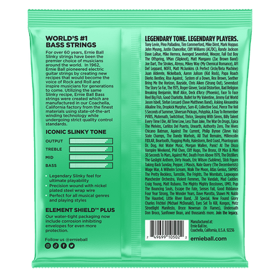 Ernie Ball Hyper Slinky Nickel Wound 40-100 Bass Guitar Strings, Long Scale - Fair Deal Music
