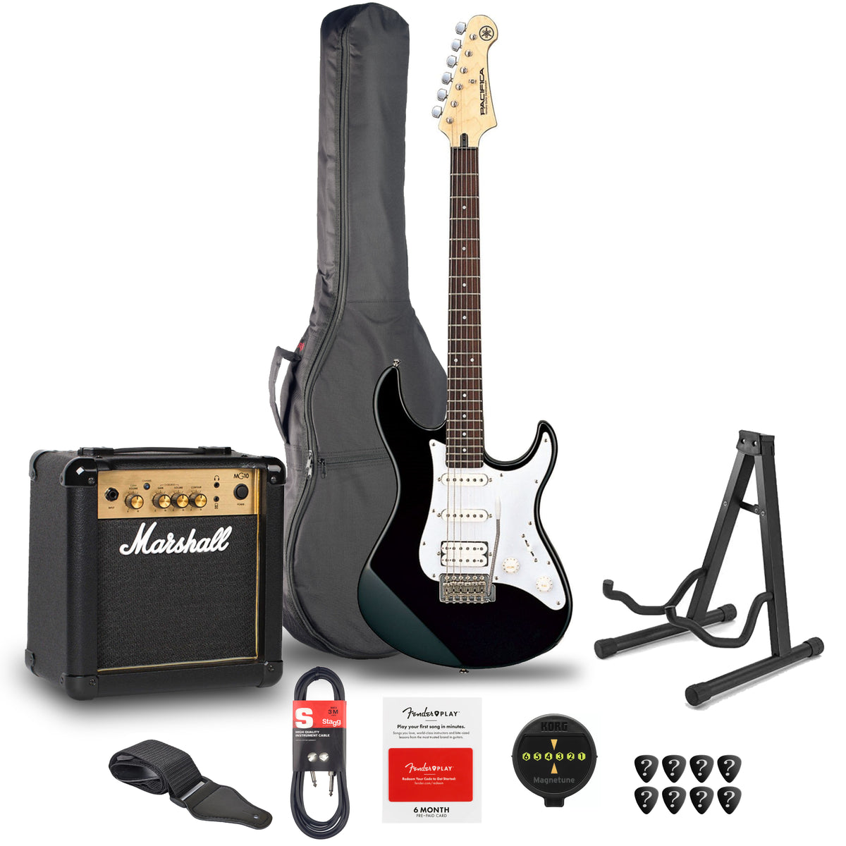 10815】 YAMAHA PACFICA PAC012 ブラック Yamaha Pacifica 012