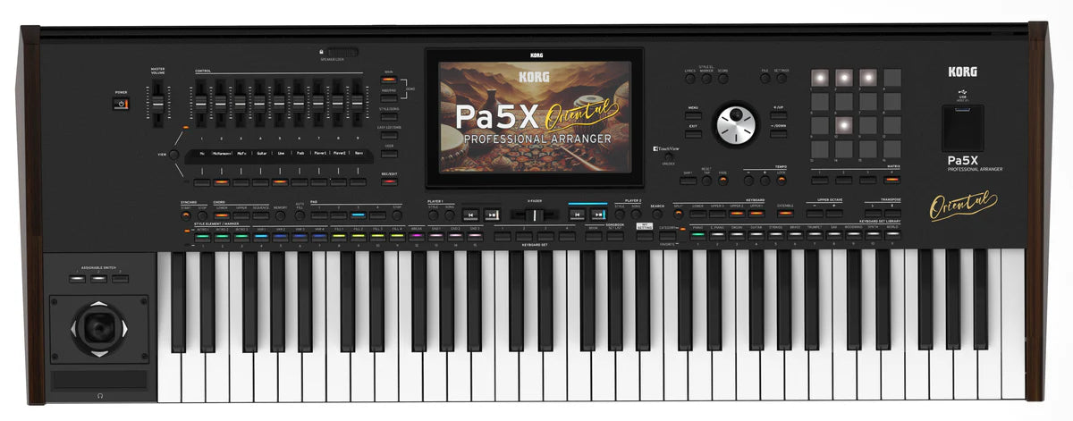 Korg Pa5X-OR Oriental 61-Note Professional Arranger Keyboard - Fair Deal Music