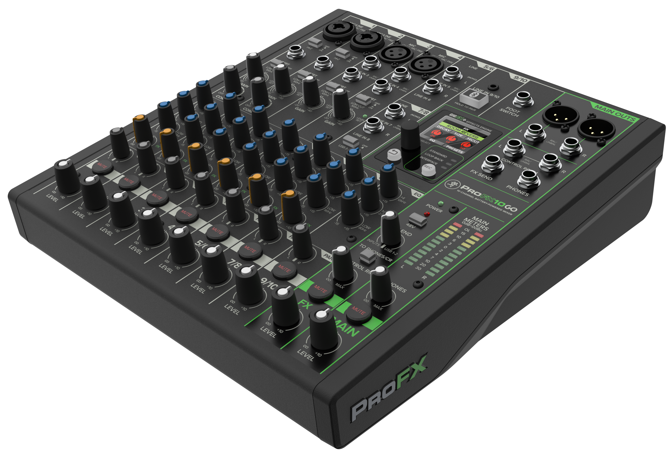 Mackie ProFX10 Go Battery Powered Analog Mixer - Fair Deal Music