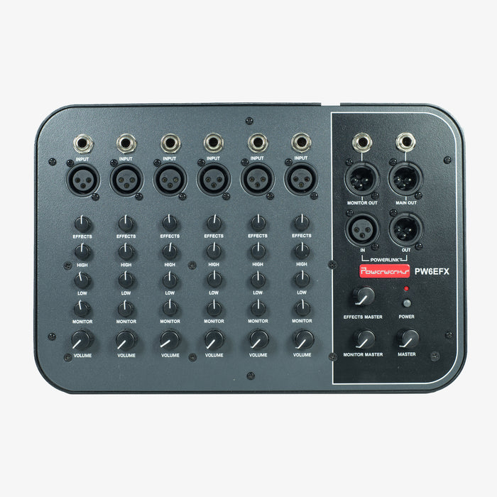 Powerwerks PW6EFX 6 Channel Mixer with Effects (Used) - Fair Deal Music