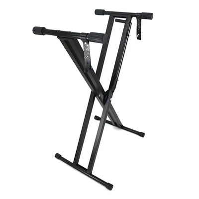 Double-braced Keyboard X Stand with Adjustment Lever - Fair Deal Music