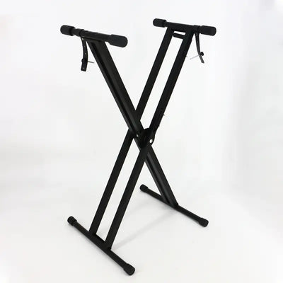 Double-braced Keyboard X Stand with Adjustment Lever - Fair Deal Music