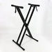 Double-braced Keyboard X Stand with Adjustment Lever - Fair Deal Music