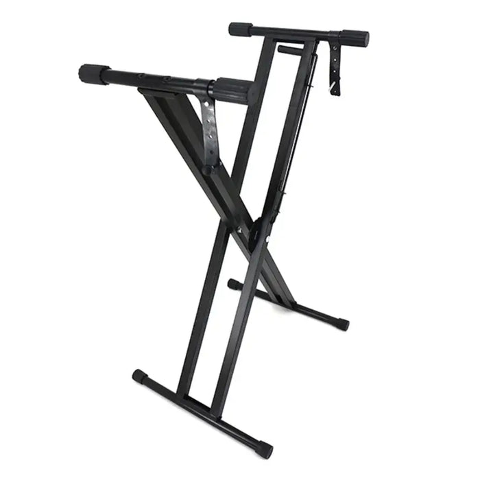 Double-braced Keyboard X Stand with Adjustment Lever - Fair Deal Music