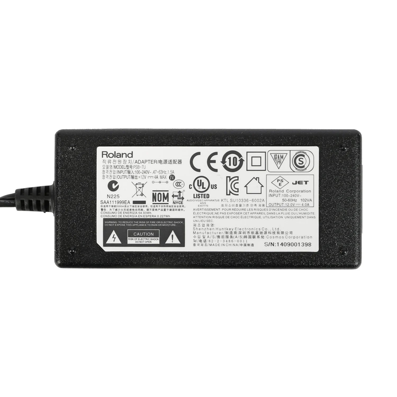 Roland PSB-7U Mains Adaptor - Fair Deal Music