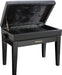 Roland RPB-400PE Adjustable Piano Bench with Storage in Polished Ebony - Fair Deal Music