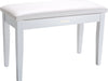 Roland RPB-D100WH Duet Piano Bench in Satin White - Fair Deal Music
