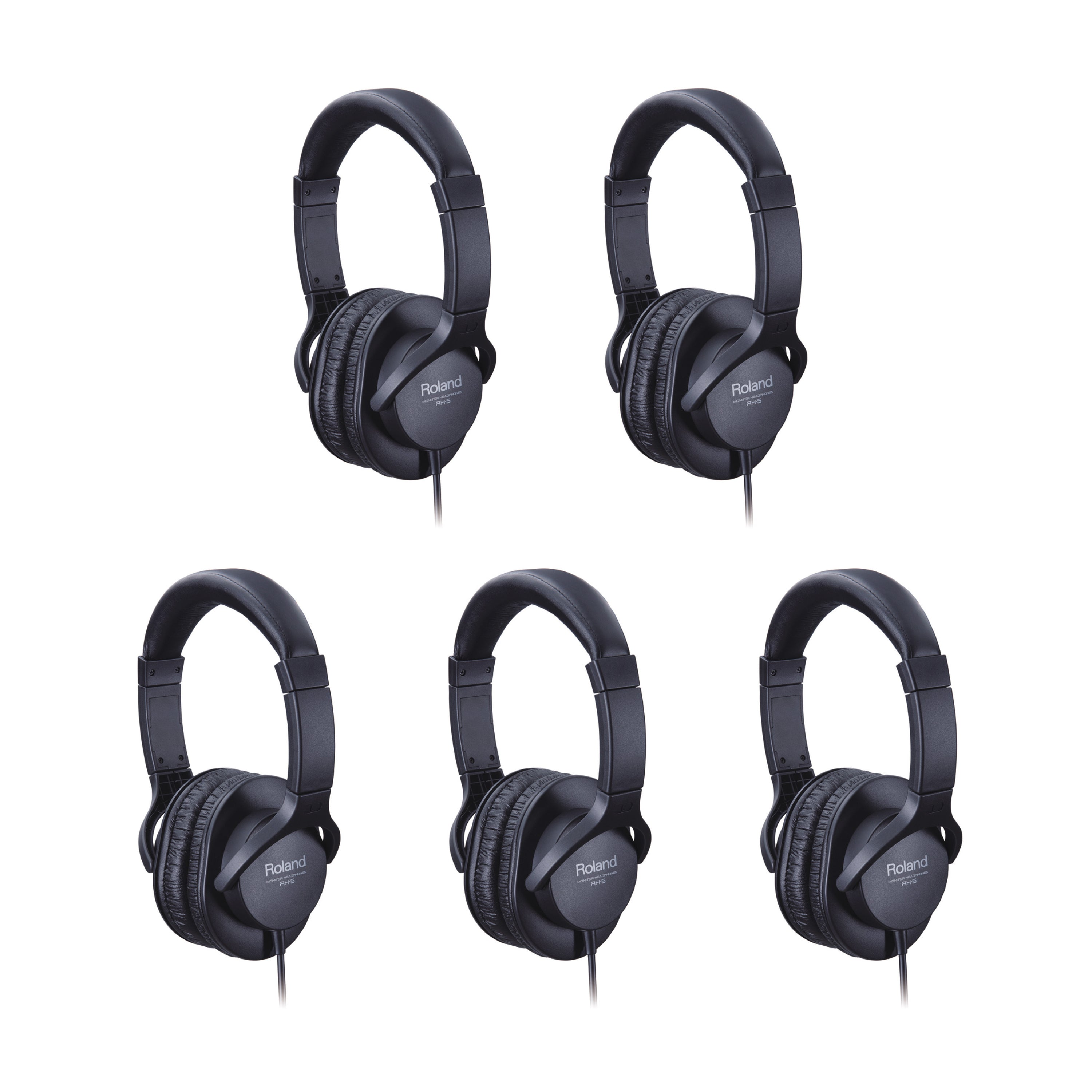 Roland RH-5 Closed-type Headphones (Pack of 5) - Fair Deal Music