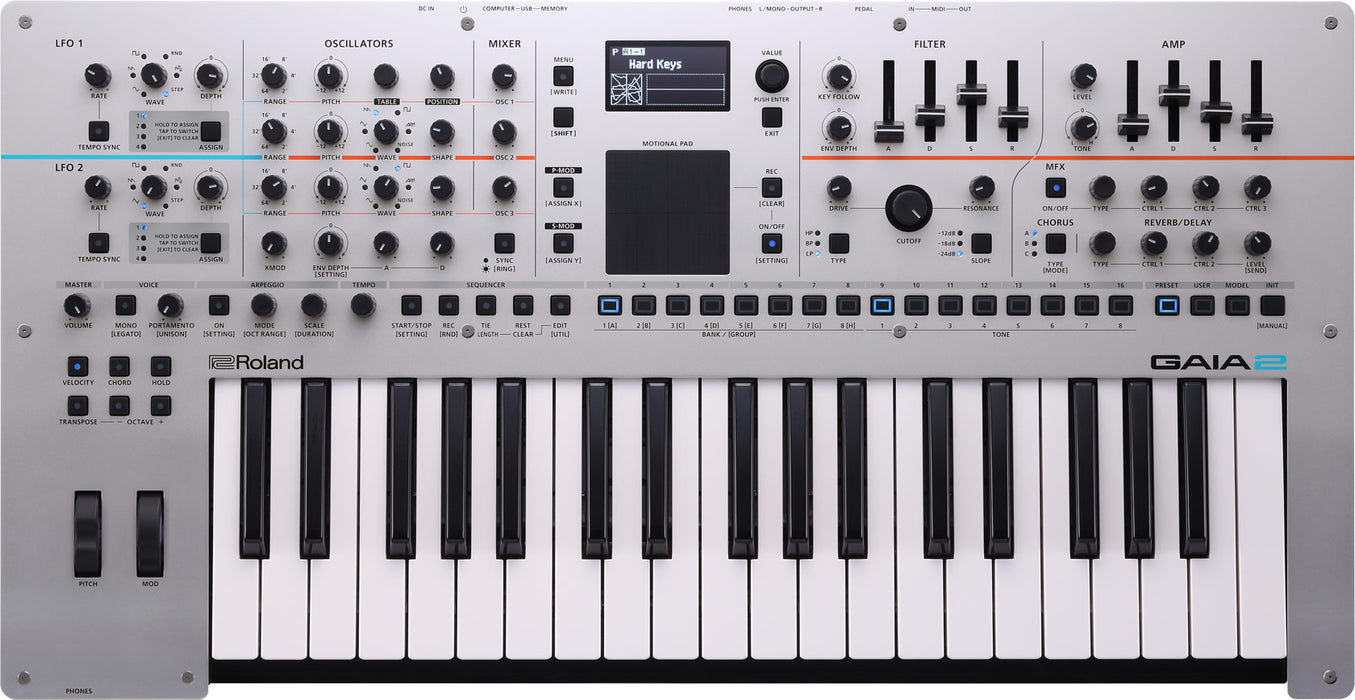 Roland GAIA 2 Synthesizer Keyboard Serial No: Z2Q2251 (Used) - Fair Deal Music