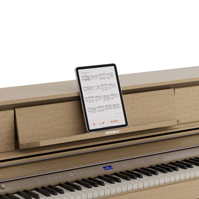 Roland LX-5-LA Digital Upright Piano Light Oak Bundle - Fair Deal Music