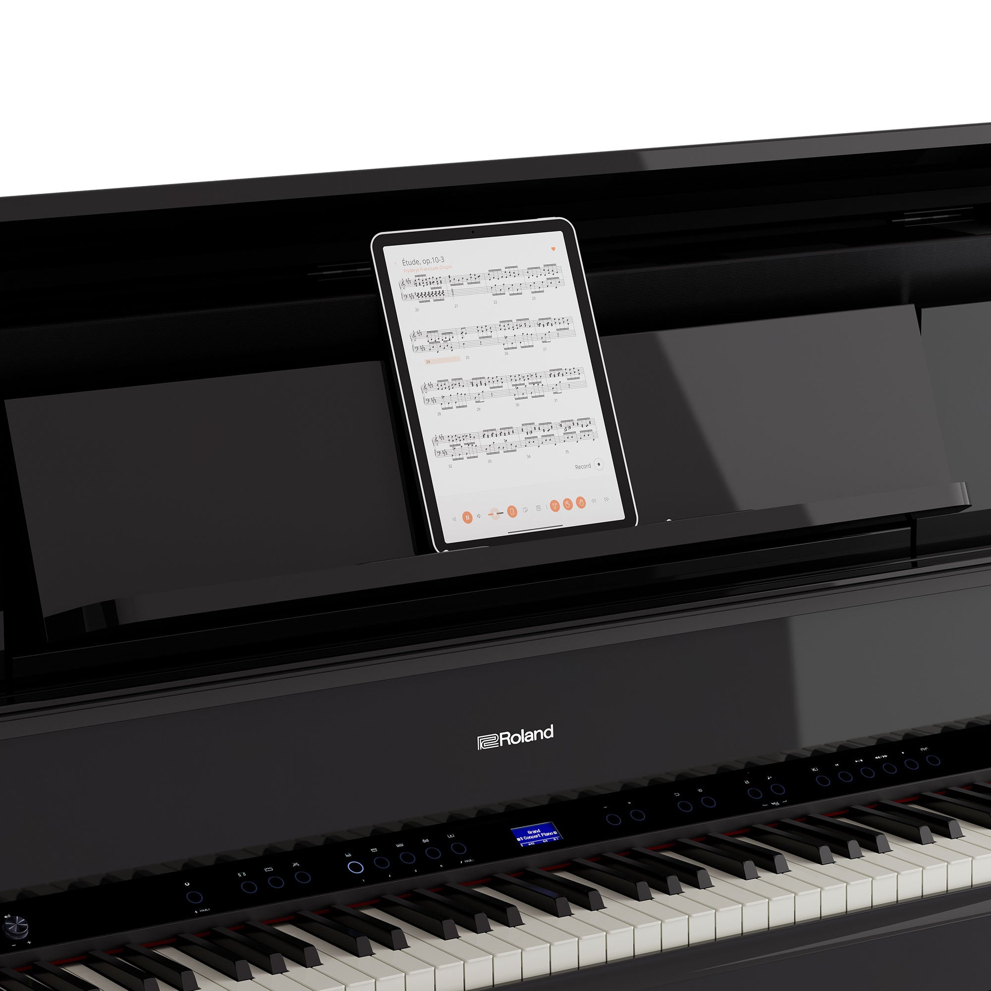 Roland LX-9-PE Digital Upright Piano Polished Ebony (Showroom Model) - Fair Deal Music