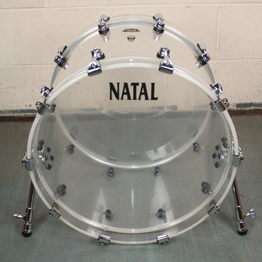 Natal Arcadia Acrylic 20" x 14" Bass Drum, Transparent - Fair Deal Music