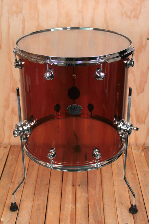 Natal Arcadia Acrylic 16" x 16" Floor Tom, Grey - Fair Deal Music