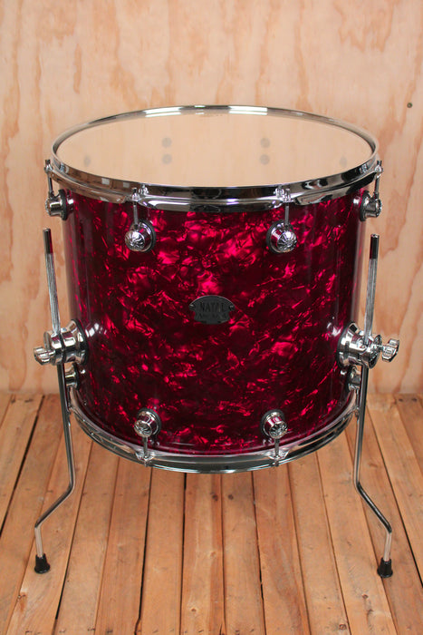 Natal Arcadia 16" x 14" Floor Tom in Red, Ex Display - Fair Deal Music