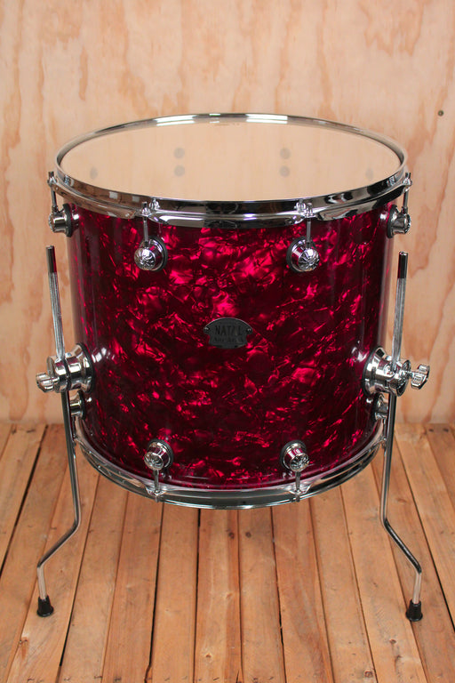 Natal Arcadia 16" x 14" Floor Tom in Red, Ex Display - Fair Deal Music