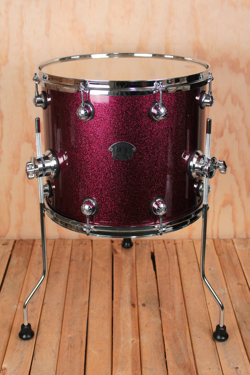 Natal Arcadia Birch 14" x 12" Floor Tom, Red Sparkle - Fair Deal Music
