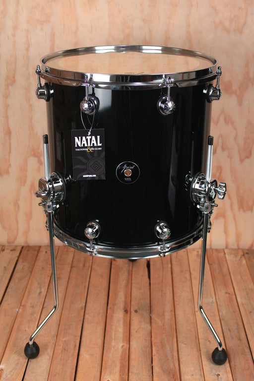 Natal Spirit Series 14" x 14" Floor Tom, Black - Fair Deal Music