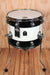 Natal Cafe Racer 14" x 12" Floor Tom, Black and White Split - Fair Deal Music