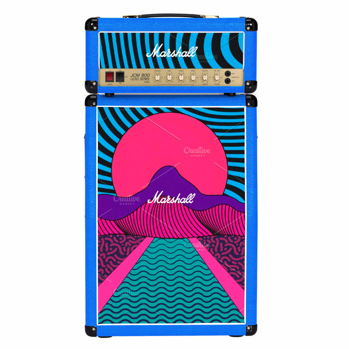 Marshall Design Store Limited Edition SC20 212 Half Stack, Retro Sunset - Fair Deal Music