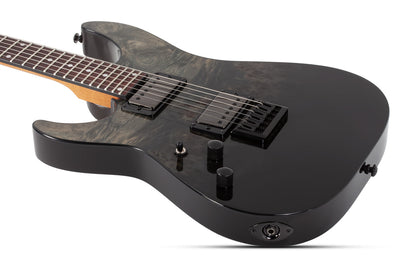 Schecter C-1 Standard Black Fade Burst Burl LH - Fair Deal Music