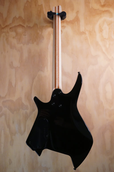 SQOE SEIB992 Headless Electric Guitar In Black - Fair Deal Music