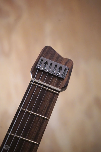 SQOE SEIB992 Headless Electric Guitar In Black - Fair Deal Music