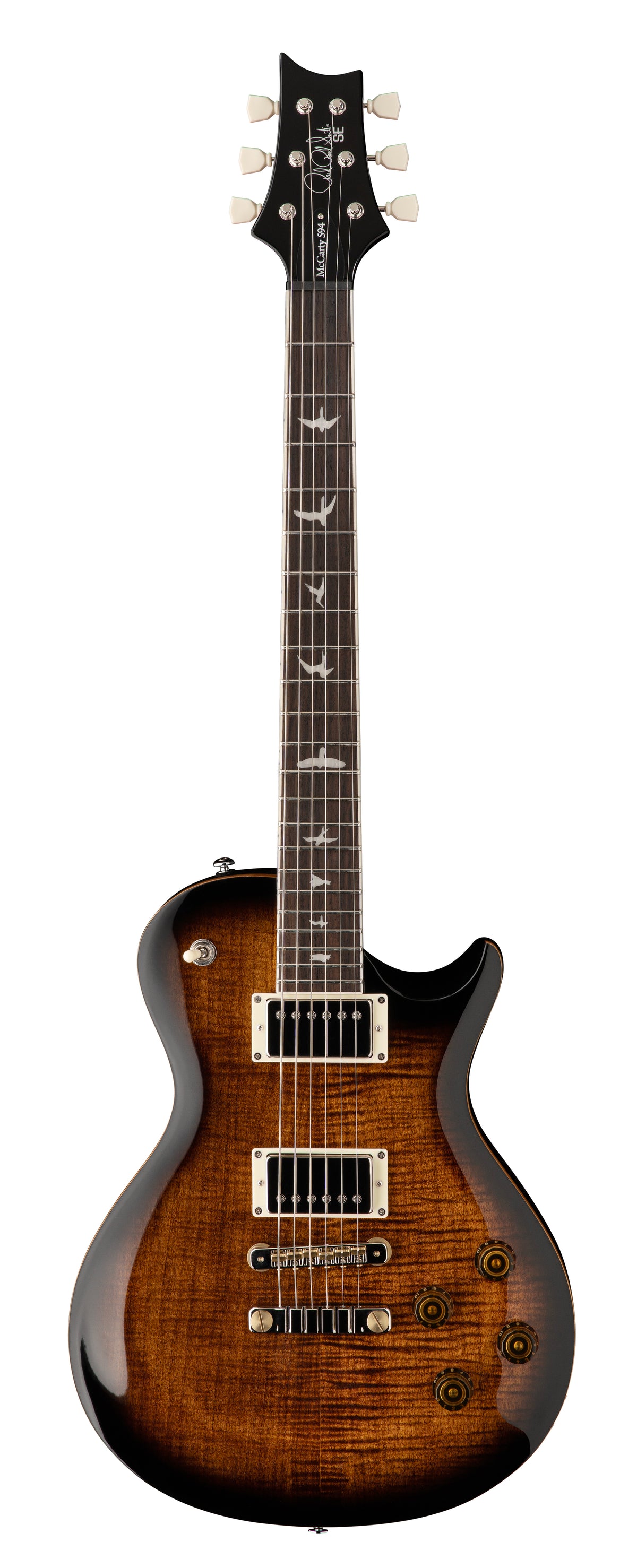 PRS SE McCarty 594 Singlecut Electric Guitar, in Black Gold Burst