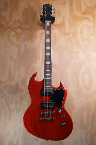 SQOE SESG450 Electric Guitar In Red - Fair Deal Music