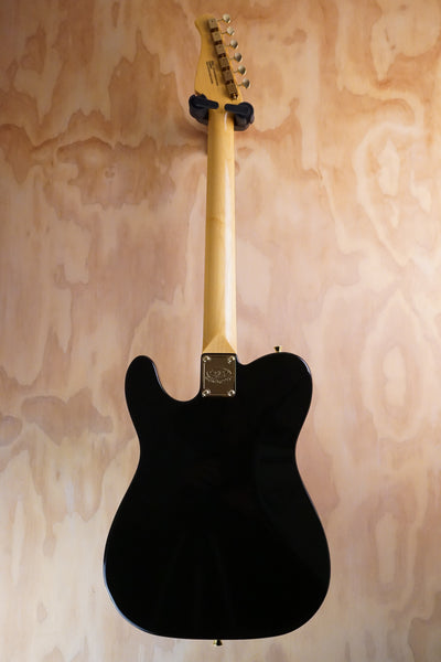SQOE SETL1000 T-Style Electric Guitar In Black With Tremolo - Fair Deal Music