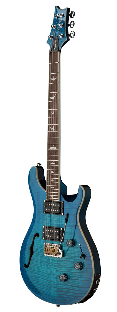 PRS SE Custom 24 Semi-Hollow Piezo – Lake Blue - Fair Deal Music