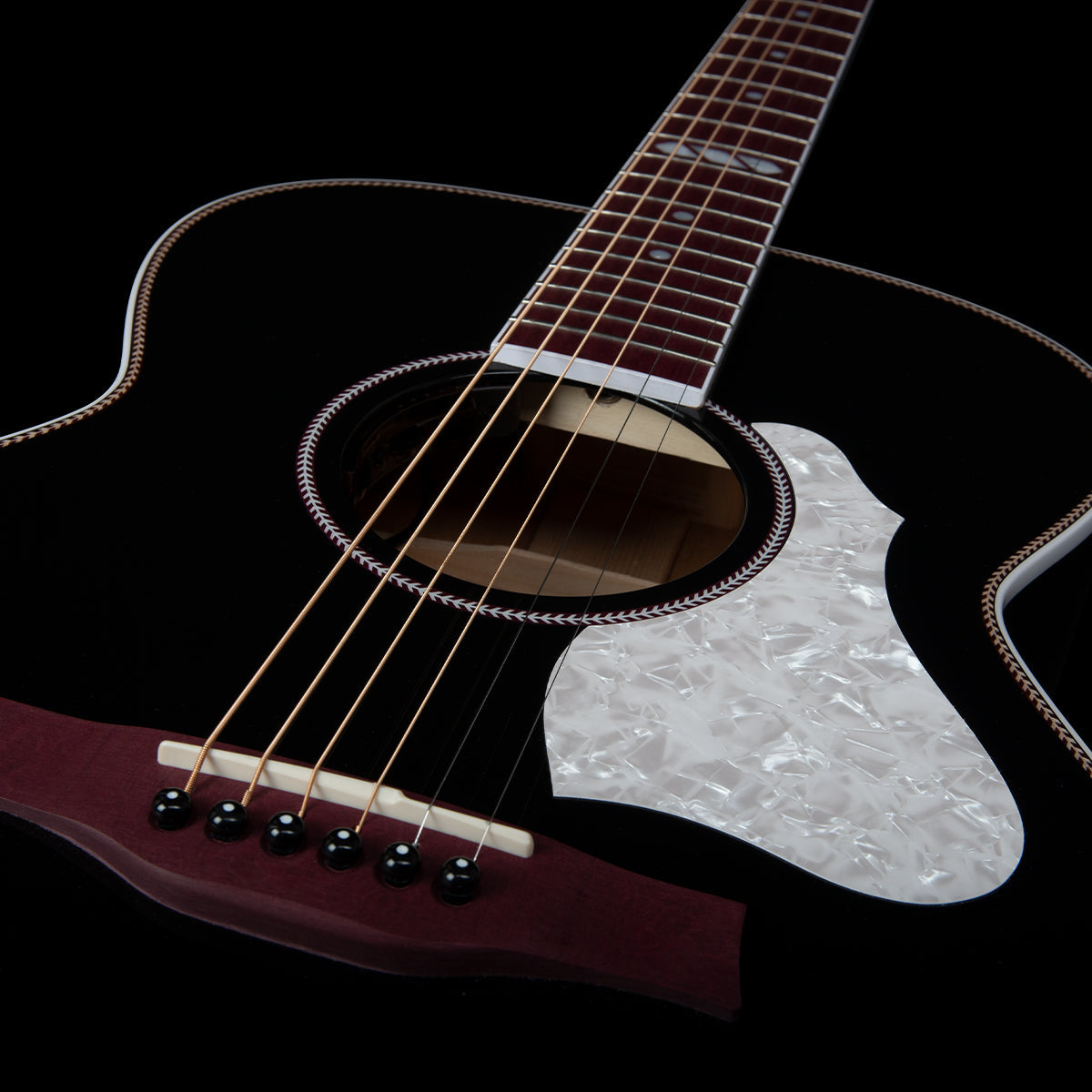 Seagull Artist LTD Electro-Acoustic Guitar ~ Tuxedo Black Anthem with Bag - Fair Deal Music
