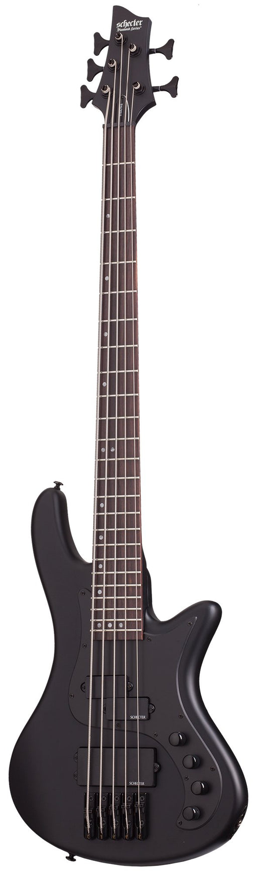 Schecter Bass - Stiletto Stealth-5 Satin Black - Fair Deal Music