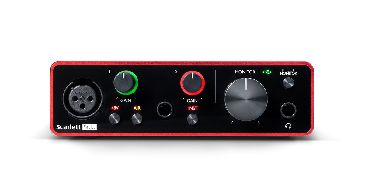Focusrite Scarlett Solo 4th Gen — Fair Deal Music