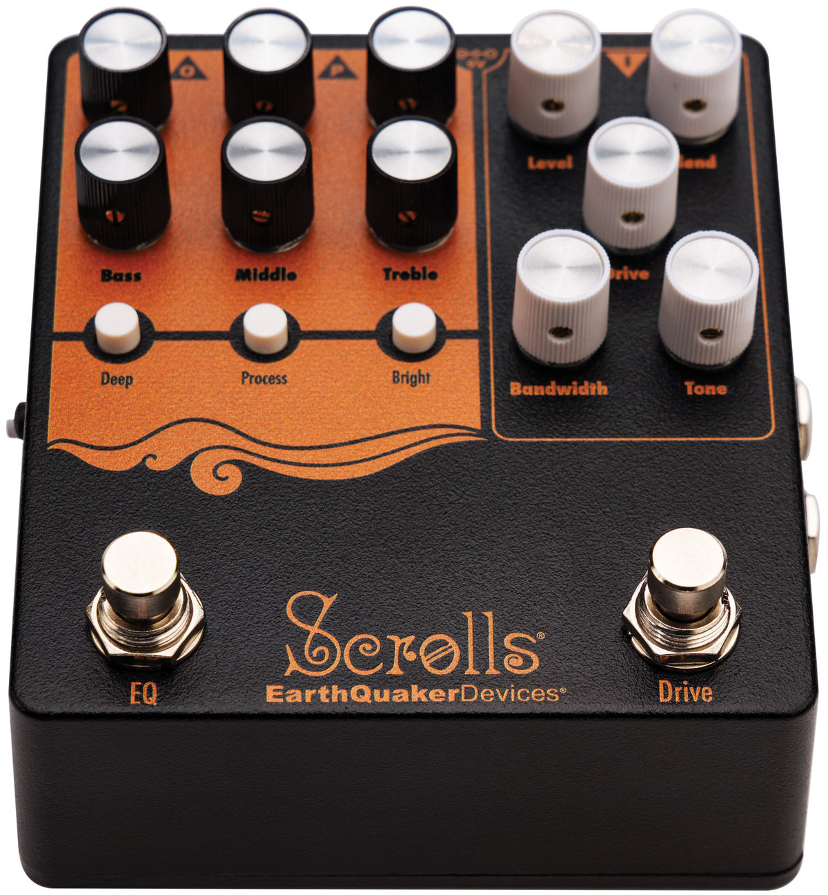 EarthQuaker Devices Scrolls Bass Odyssey Bass Overdrive & EQ Pedal