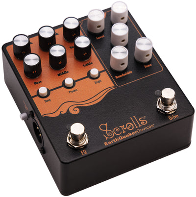 EarthQuaker Devices Scrolls Bass Odyssey Bass Overdrive & EQ Pedal