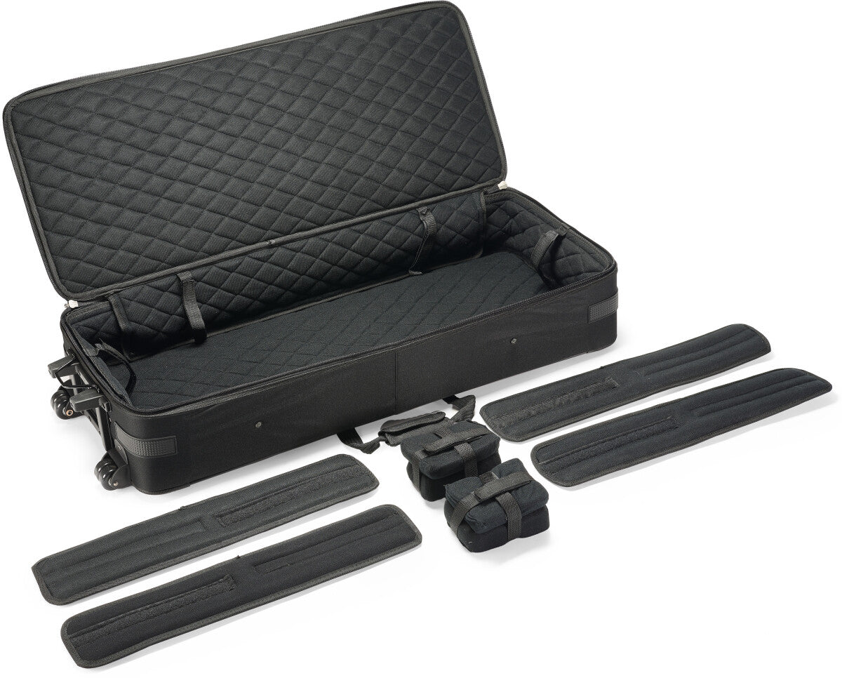 Stagg KTC-115 Keyboard Case with Wheels (fits up to 111 x 49 x 18 cm) - Fair Deal Music