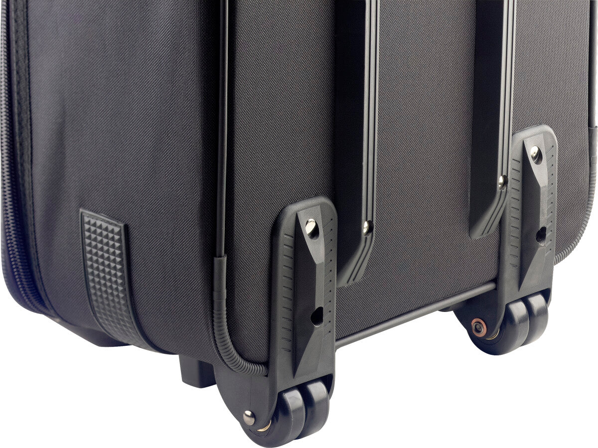 Stagg KTC-115 Keyboard Case with Wheels (fits up to 111 x 49 x 18 cm) - Fair Deal Music