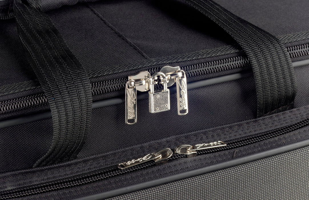 Stagg KTC-115 Keyboard Case with Wheels (fits up to 111 x 49 x 18 cm) - Fair Deal Music
