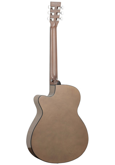 Tanglewood Azure TA4CEGY Super Folk Acoustic Guitar, Harbour Grey - Fair Deal Music