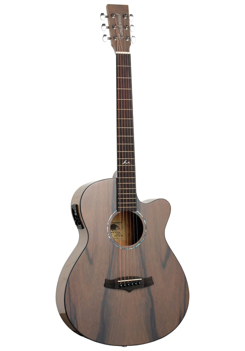 Tanglewood Azure TA4CEGY Super Folk Acoustic Guitar, Harbour Grey - Fair Deal Music