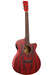 Tanglewood Azure TA4CERD Super Folk Acoustic Guitar, Shimmer Red - Fair Deal Music