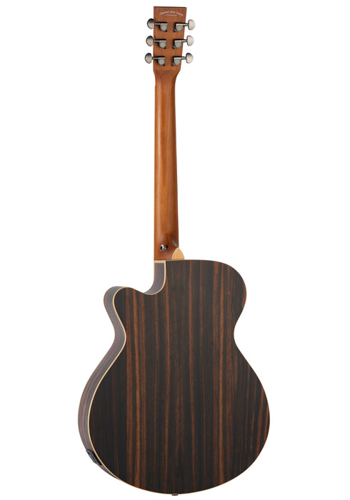 Tanglewood Reunion TRU4CEAE Super Folk Acoustic Guitar, Ebony - Fair Deal Music