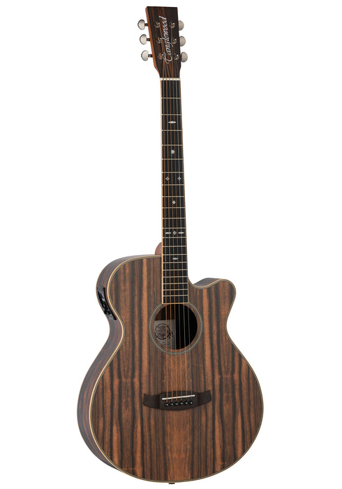 Tanglewood Reunion TRU4CEAE Super Folk Acoustic Guitar, Ebony - Fair Deal Music